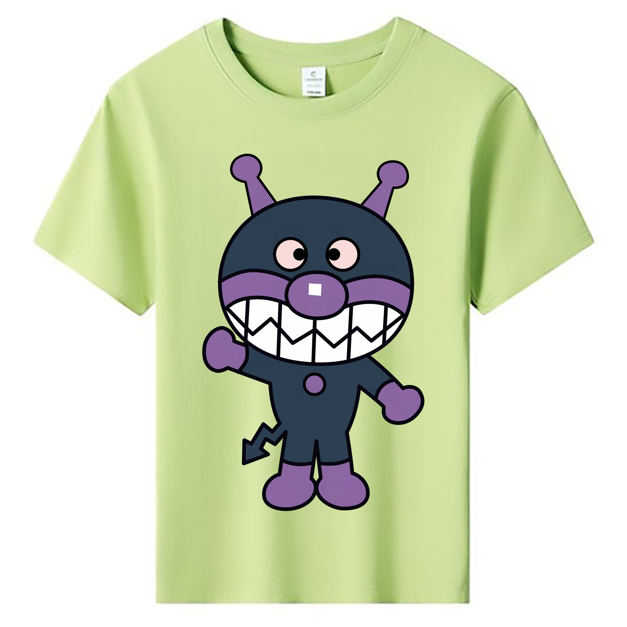 （画像用） アンパンマン Anpanman 綿100％キッズTシャツ（フロントプリント）